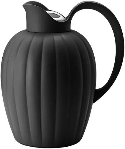 Georg Jensen Bernadotte termoskanna 1 l. - Svart